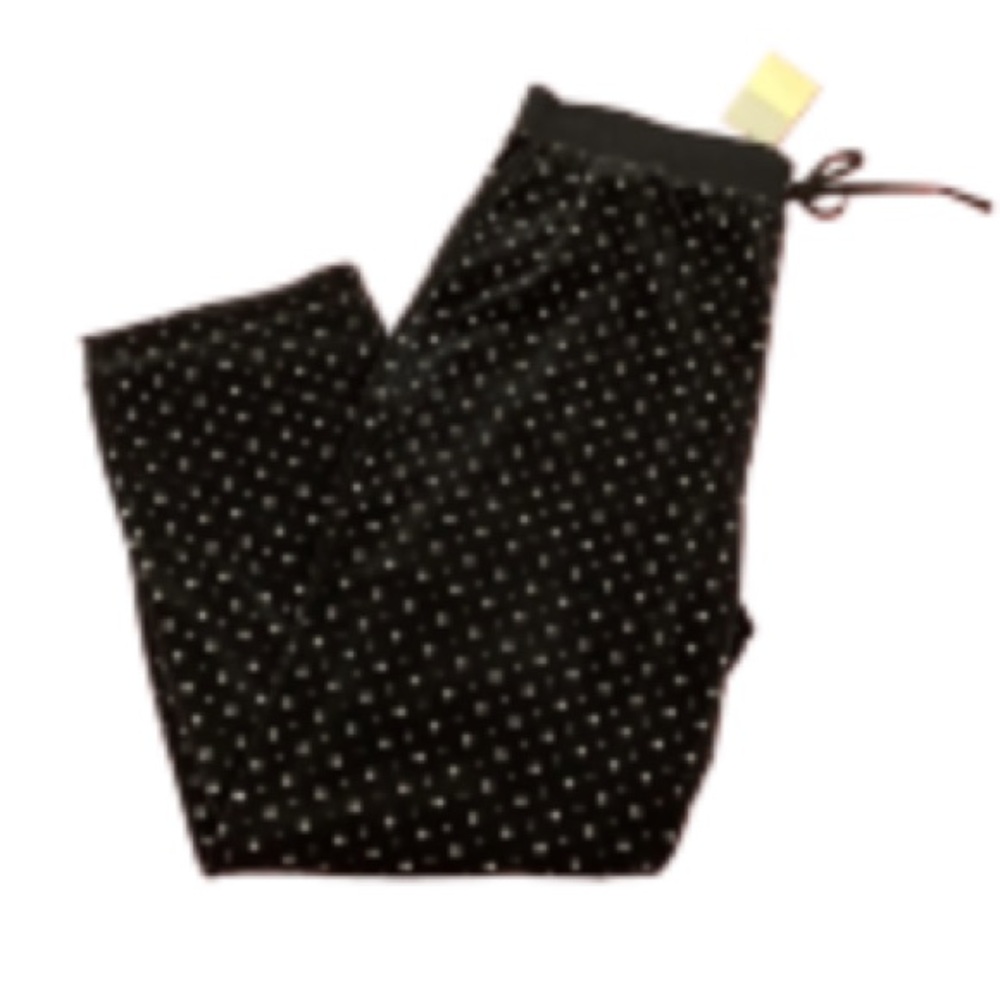 NWT Kim Rogers Pull-on Drawstring Black & White Lounge Pants Size Petite XL